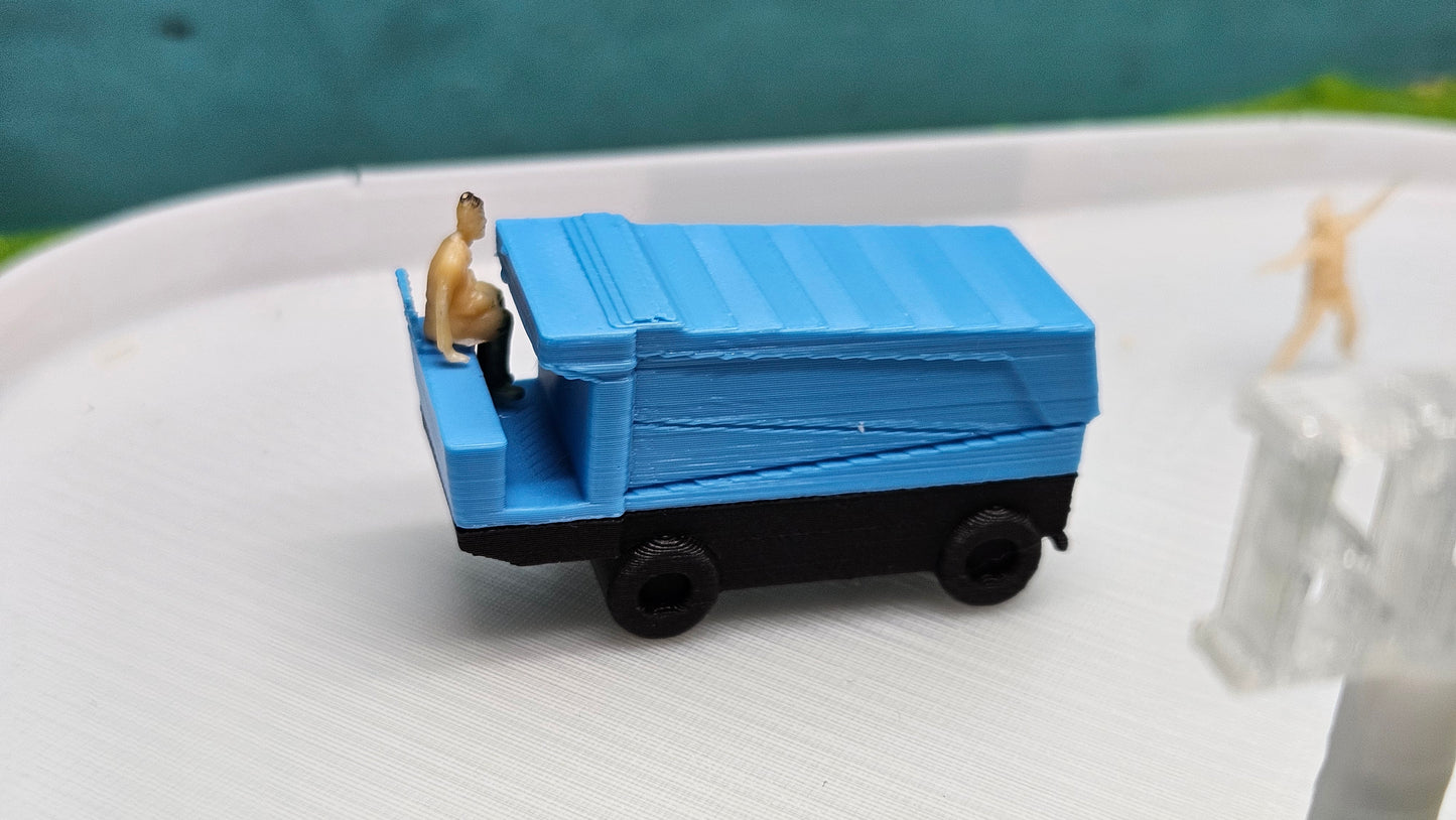 Zamboni / Eishockey-Eisflächenpflegefahrzeug 1:87 (H0) oder 1:160 (Spur N)