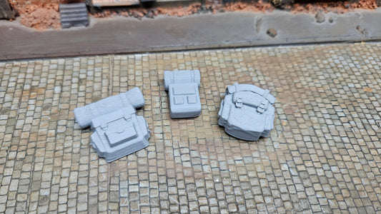 3x Rücksäcke ideal für Bahnhof, Reisende usw.