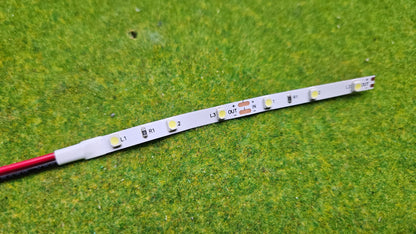 10x LED Hausbeleuchtung Beleuchtung Häuser kalt mit Kabel 9-14V (12V DC)