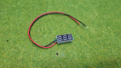 Mini Digital Voltmeter LED rot - 2-adrig (3V-30V)