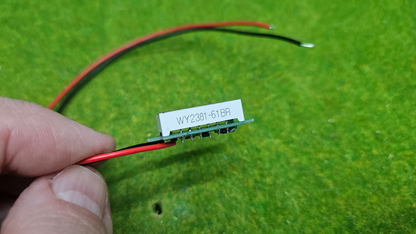 Mini Digital Voltmeter LED rot - 2-adrig (3V-30V)