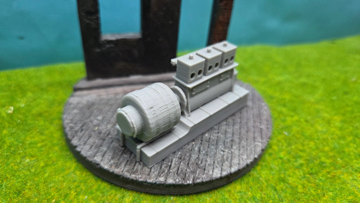 Lokomotivmotor  Motor Ladegut Eisenbahn Werkstatt