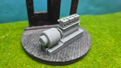 Lokomotivmotor  Motor Ladegut Eisenbahn Werkstatt