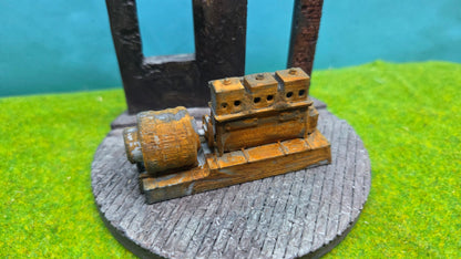 Lokomotivmotor  Motor Ladegut Eisenbahn Werkstatt