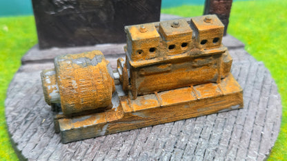 Lokomotivmotor  Motor Ladegut Eisenbahn Werkstatt