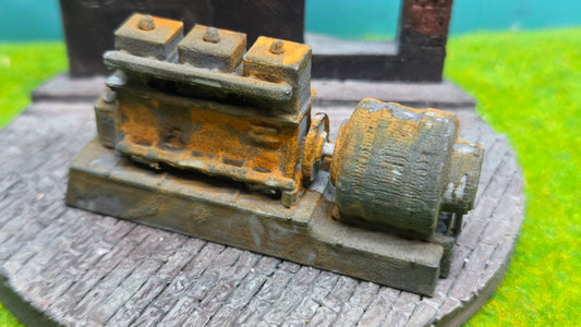 Lokomotivmotor  Motor Ladegut Eisenbahn Werkstatt
