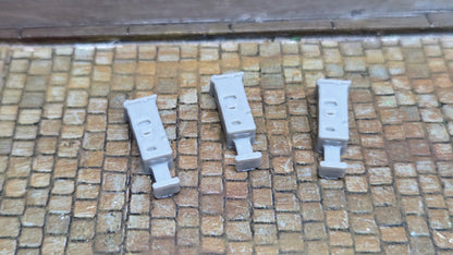 3er Set Parkscheinautomaten Ticketautomat