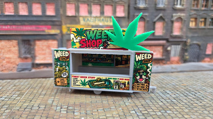 Kirmesbude "Weed Shop" Buden Kirmes Stand Hanfshop