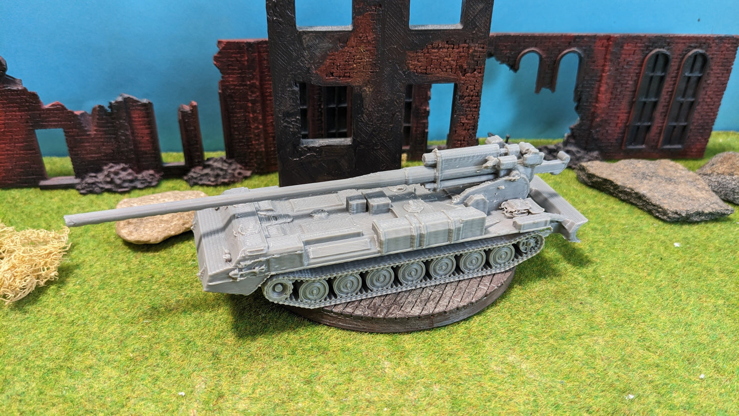 2S7 "Pion" russische Kanonenhaubitze auf Selbstfahrlafette