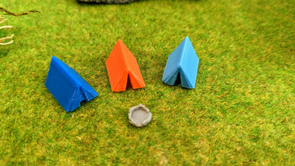 3 Zelte mit Feuerstelle für Campingplatz, Badestrand, Urlaub