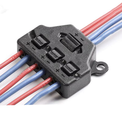 3-fach Kabelverteiler Splitter für Modellbahn Beleuchtung uvm. 1-42V