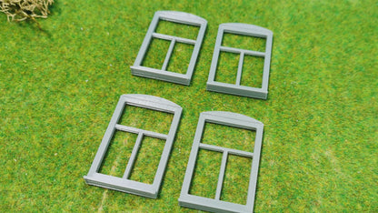 4x Altbau Fenster "Landhaus" Fenster für Häuser, Villen - optional rostig