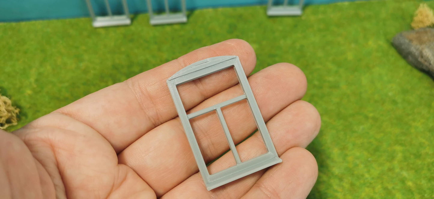 4x Altbau Fenster "Landhaus" Fenster für Häuser, Villen - optional rostig