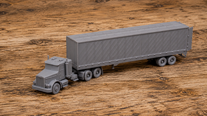 70s Styled US Truck wahlweise mit 48ft Trailer