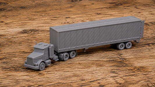 70s Styled US Truck wahlweise mit 48ft Trailer