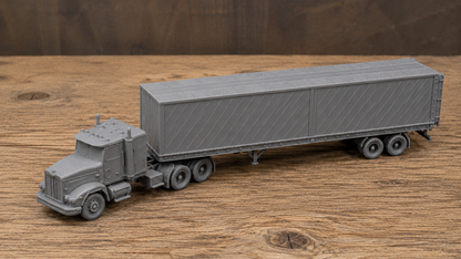 90s Styled US Truck wahlweise mit 48ft Trailer