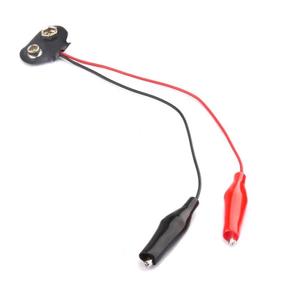 3x Krokodilklemme Batterie-Clip für 9V Block Batterie