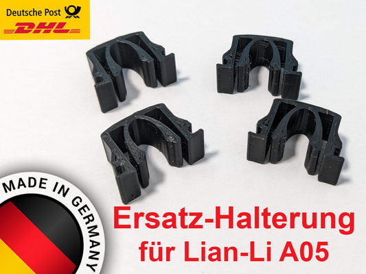 4x Halteclip Clip Halterung passend für Lian-Li PC-A05 + A05N