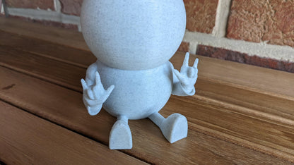 Harry Plant "I love You" lustiger Blumentopf zeigt ASL BSL Zeichensprache