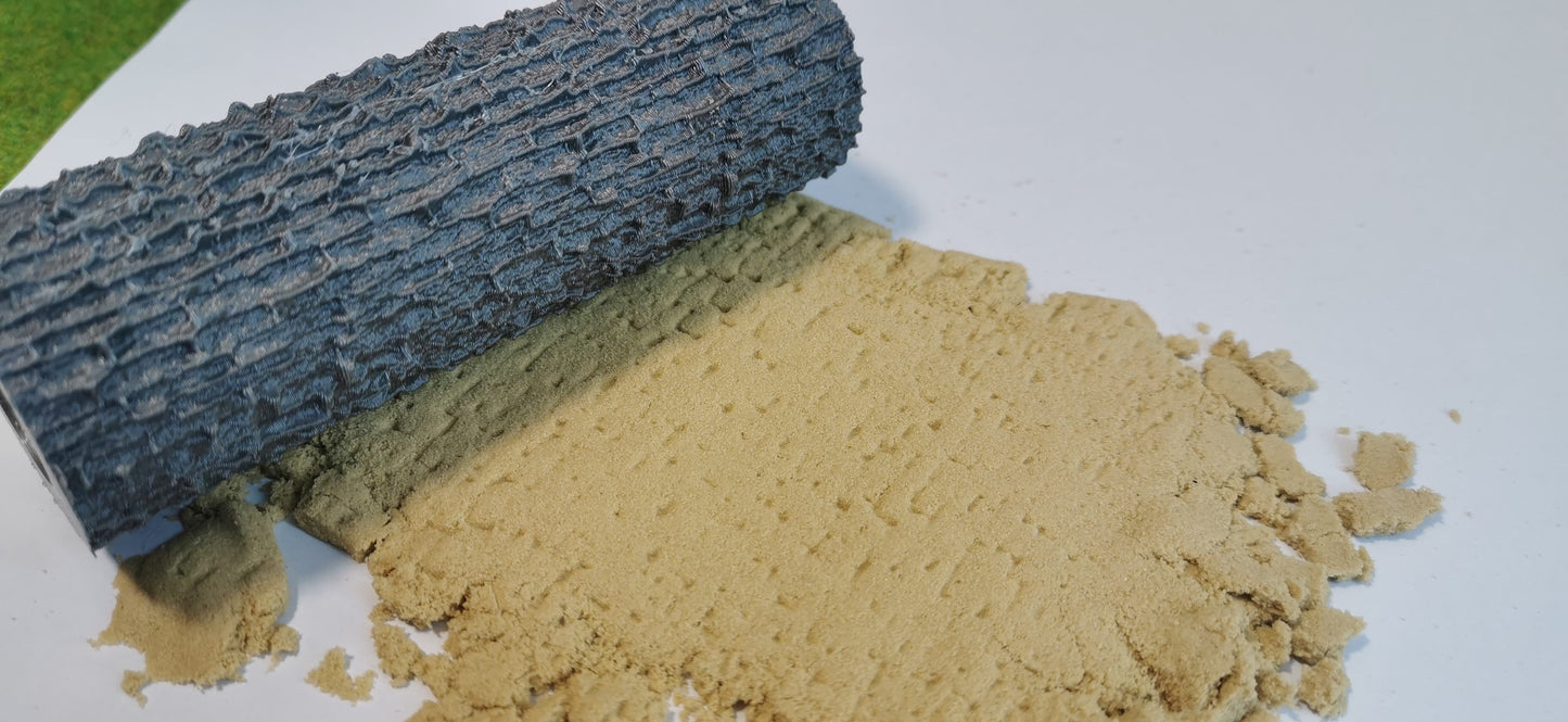 Kopfsteinpflaster #3 "Alte Pflasterstraße" Strukturroller Modellbau