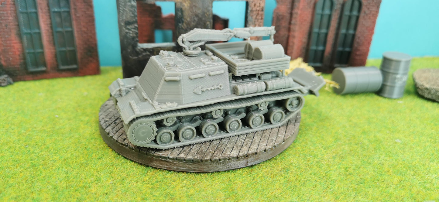 BTT-1 ARV Sowjetischer Bergepanzer mit Kran und Pflug