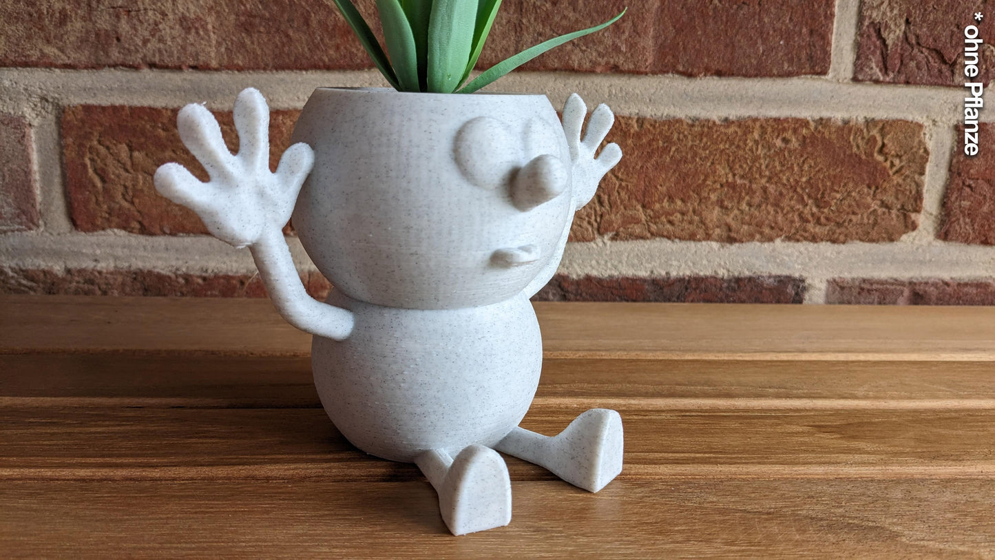 Harry Plant "Prankplant" lustiger Blumentopf dreht durch