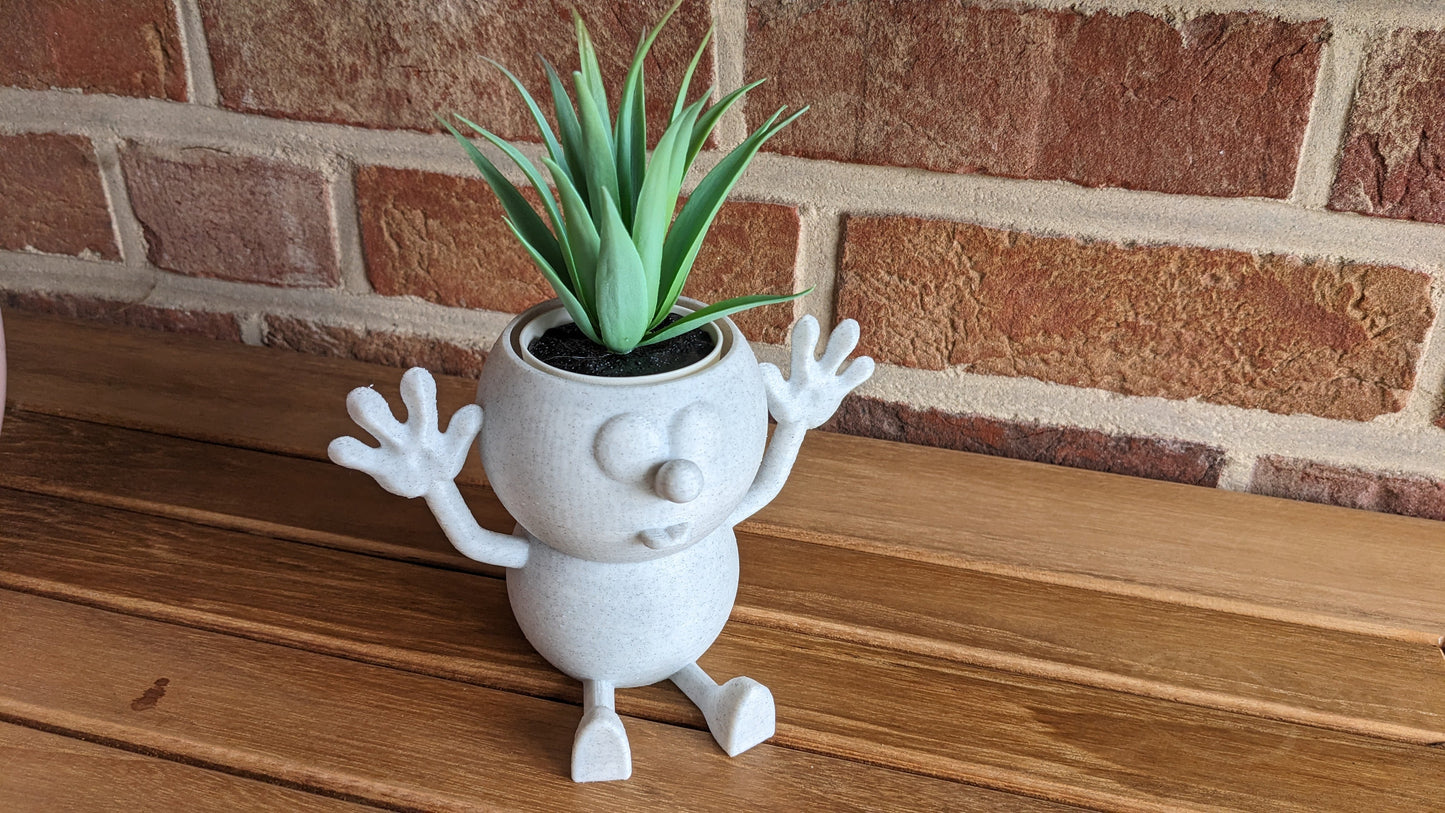 Harry Plant "Prankplant" lustiger Blumentopf dreht durch