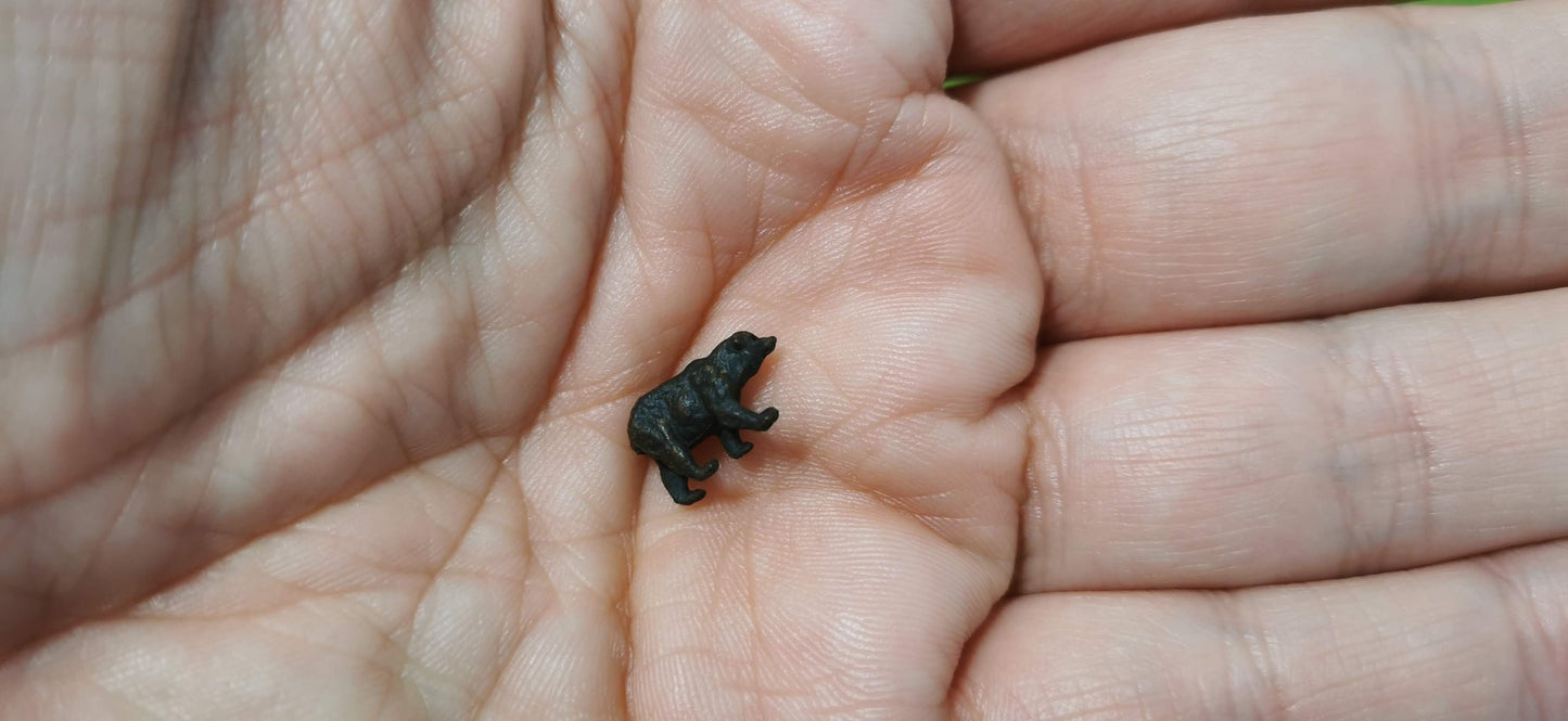 3x Bären Braunbär Grizzly Figuren Set Tiere 1:87 (H0) - bemalt