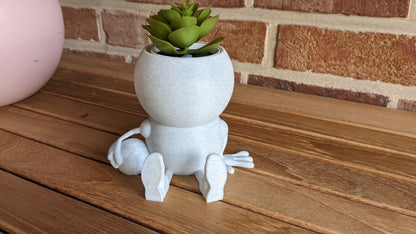 Harry Plant "Michael Airplant" lustiger Blumentopf mit Basketball