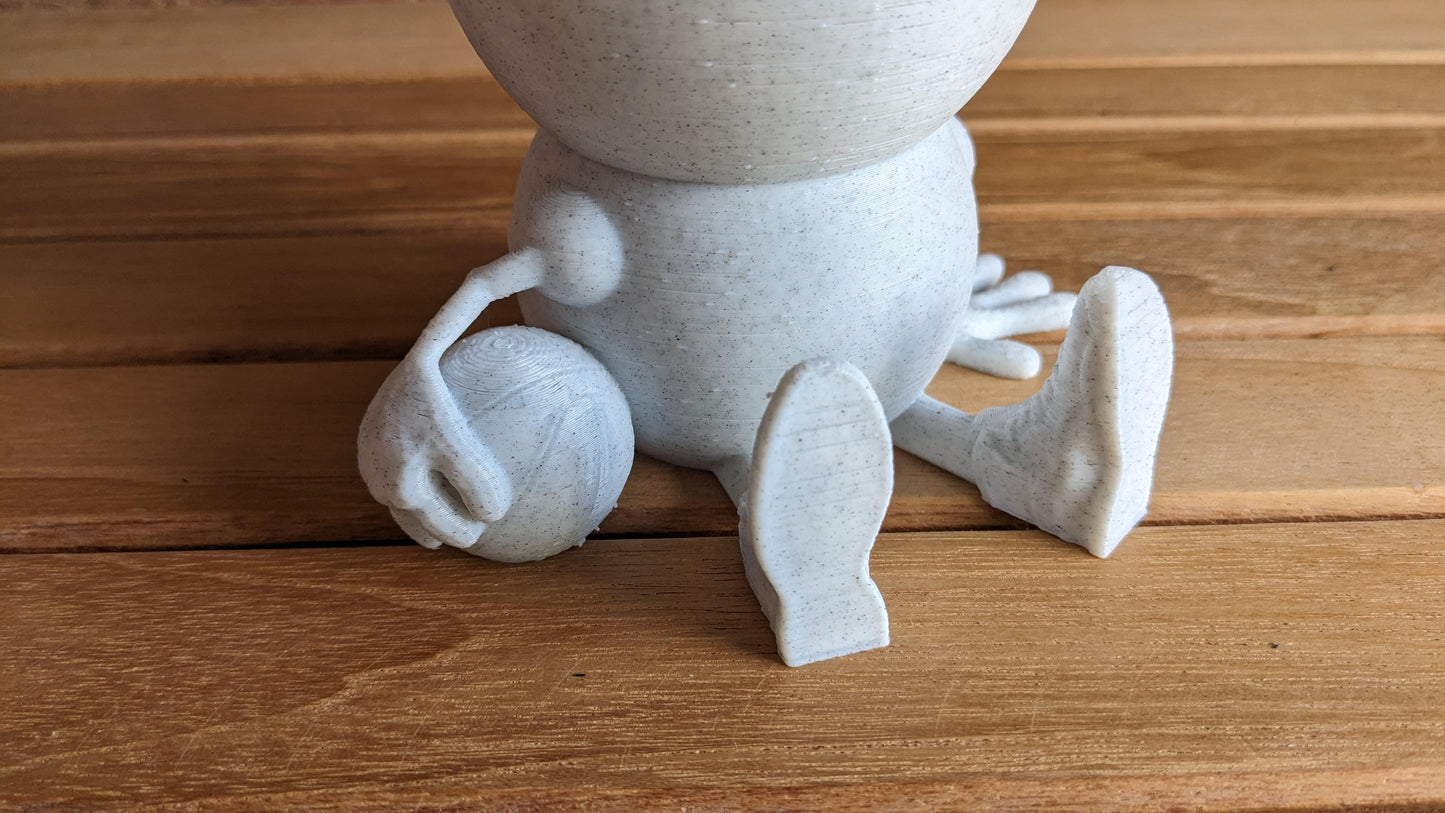 Harry Plant "Michael Airplant" lustiger Blumentopf mit Basketball