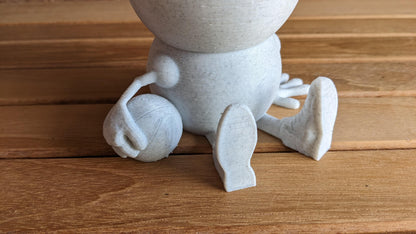 Harry Plant "Michael Airplant" lustiger Blumentopf mit Basketball