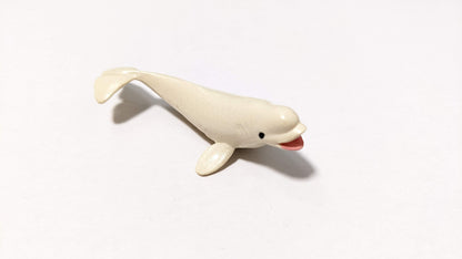 Belugwal Beluga Wal Tier für Zoo Diorama 1:87 (Spur H0) - bemalt