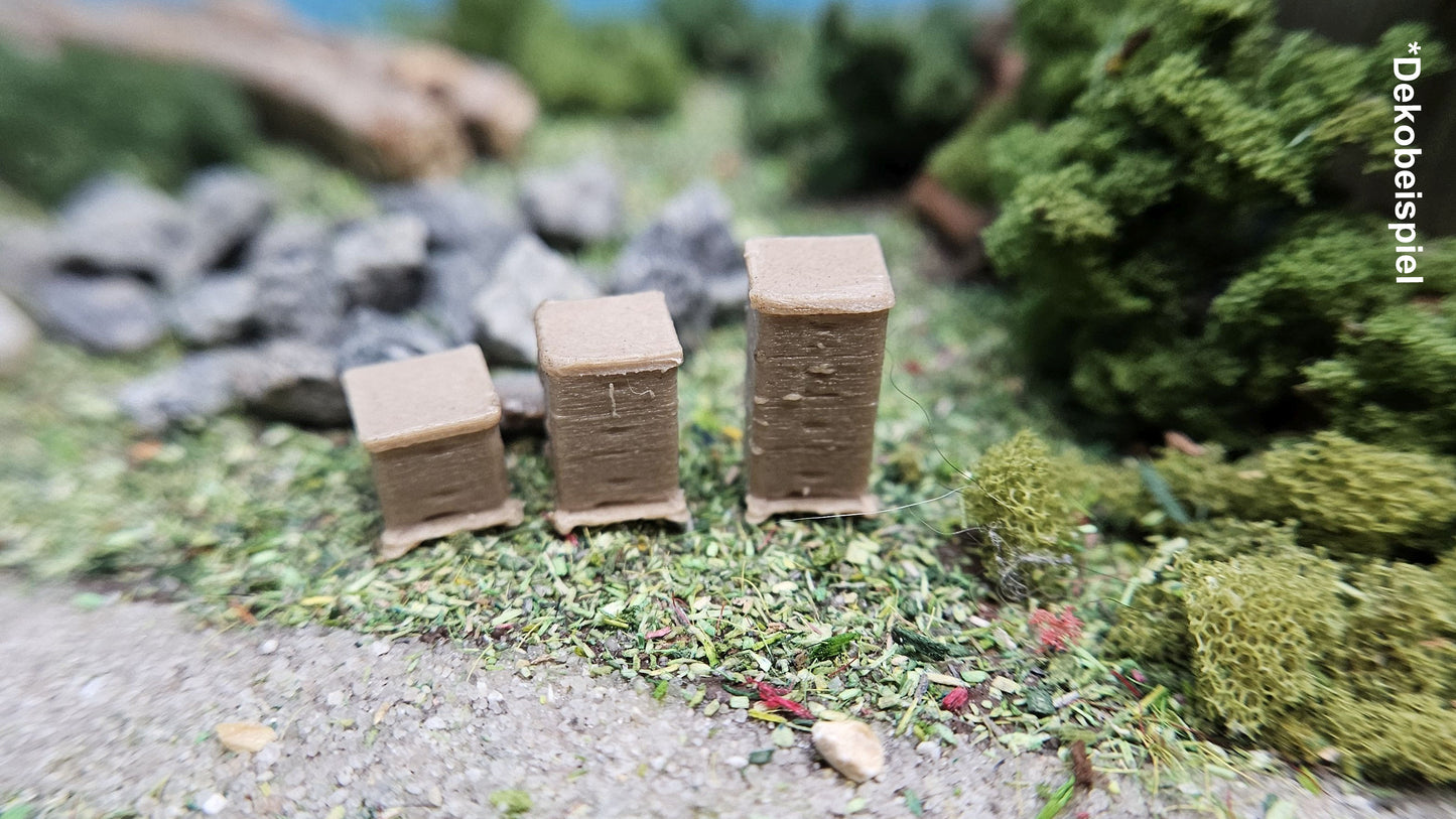Bienenstock Bienenstöcke Deko Wald