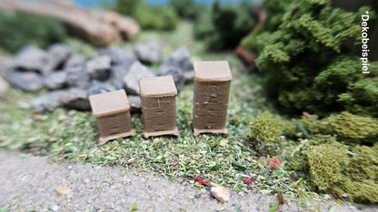 Bienenstock Bienenstöcke Deko Wald