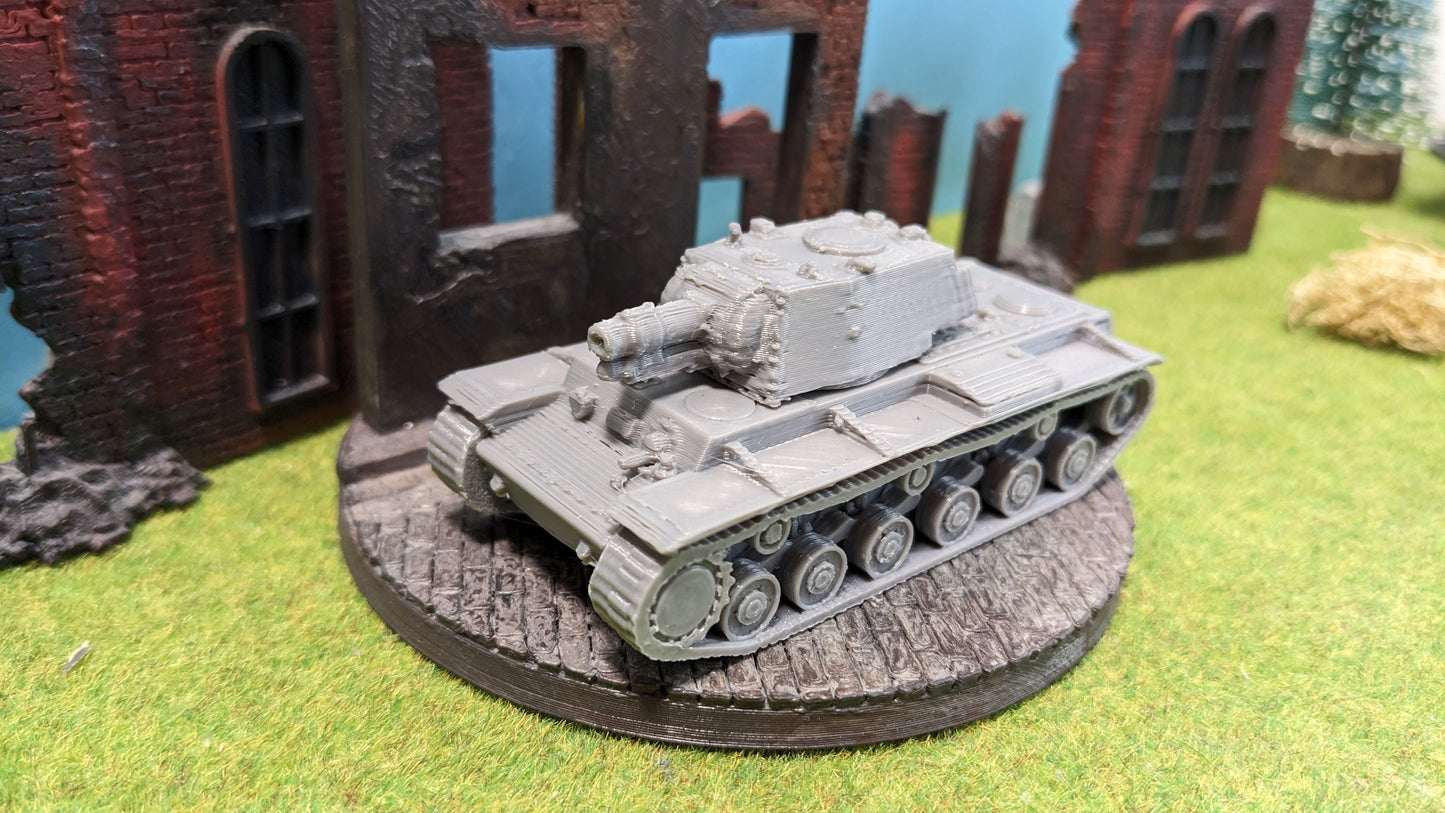 Britischer KV-1 Umbau mit 6-Pfünder Kanone