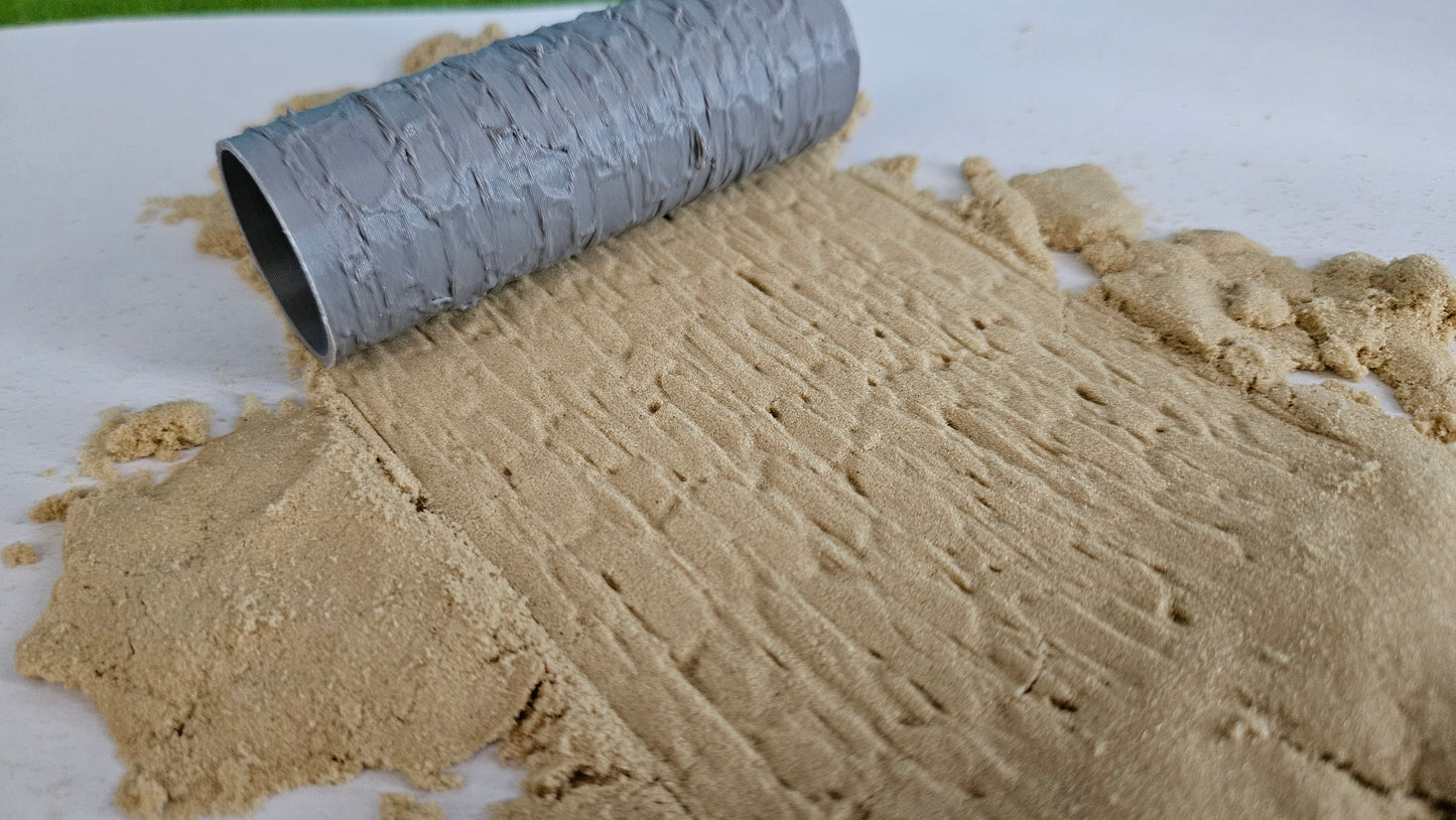 Strukturwalze "Bruchsteinmauer" Walze Roller Modellbau