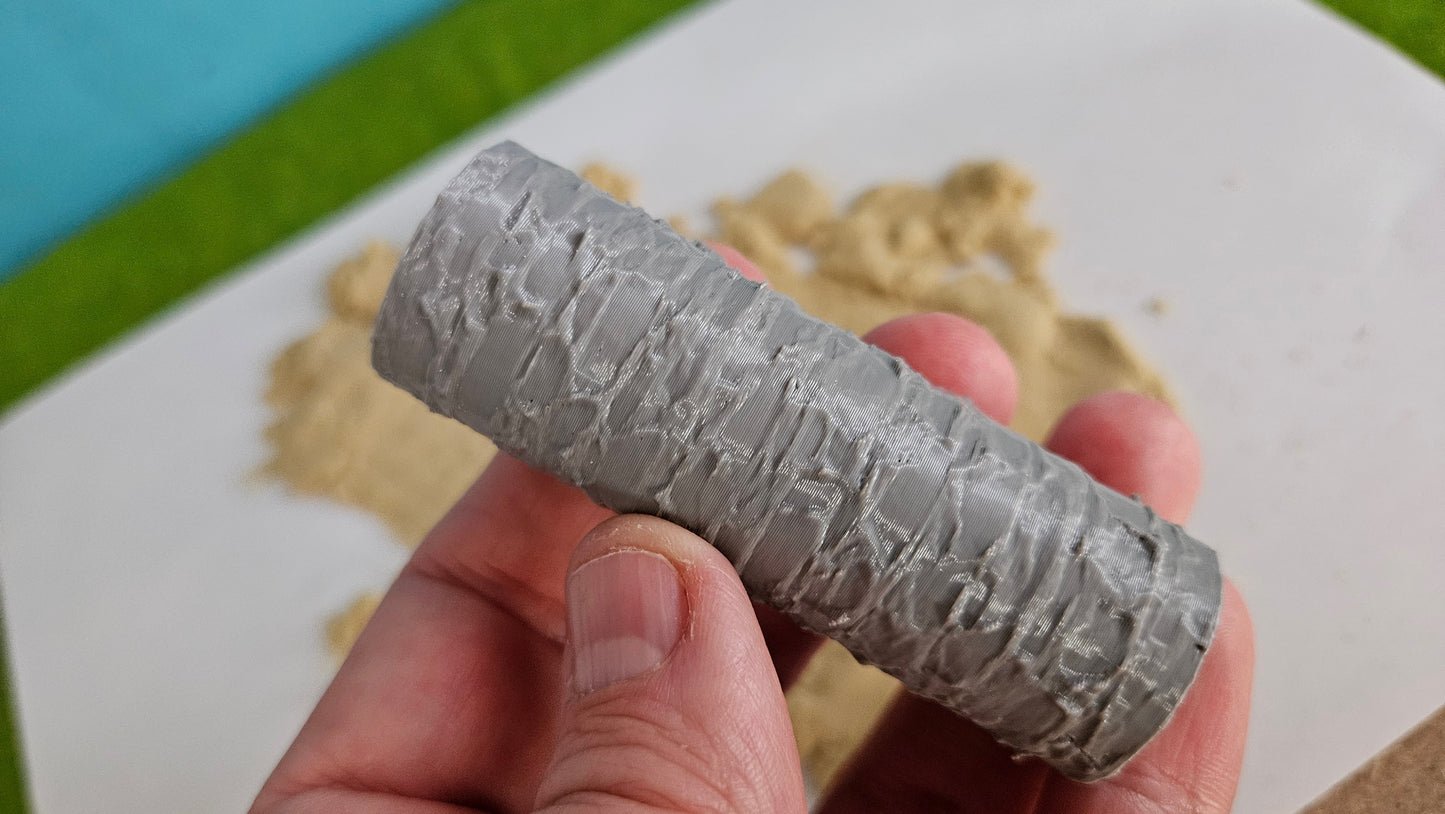 Strukturwalze "Bruchsteinmauer" Walze Roller Modellbau