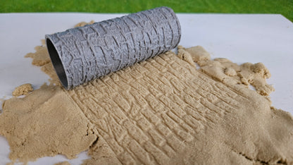 Strukturwalze "Trockensteinmauer" Walze Roller Modellbau
