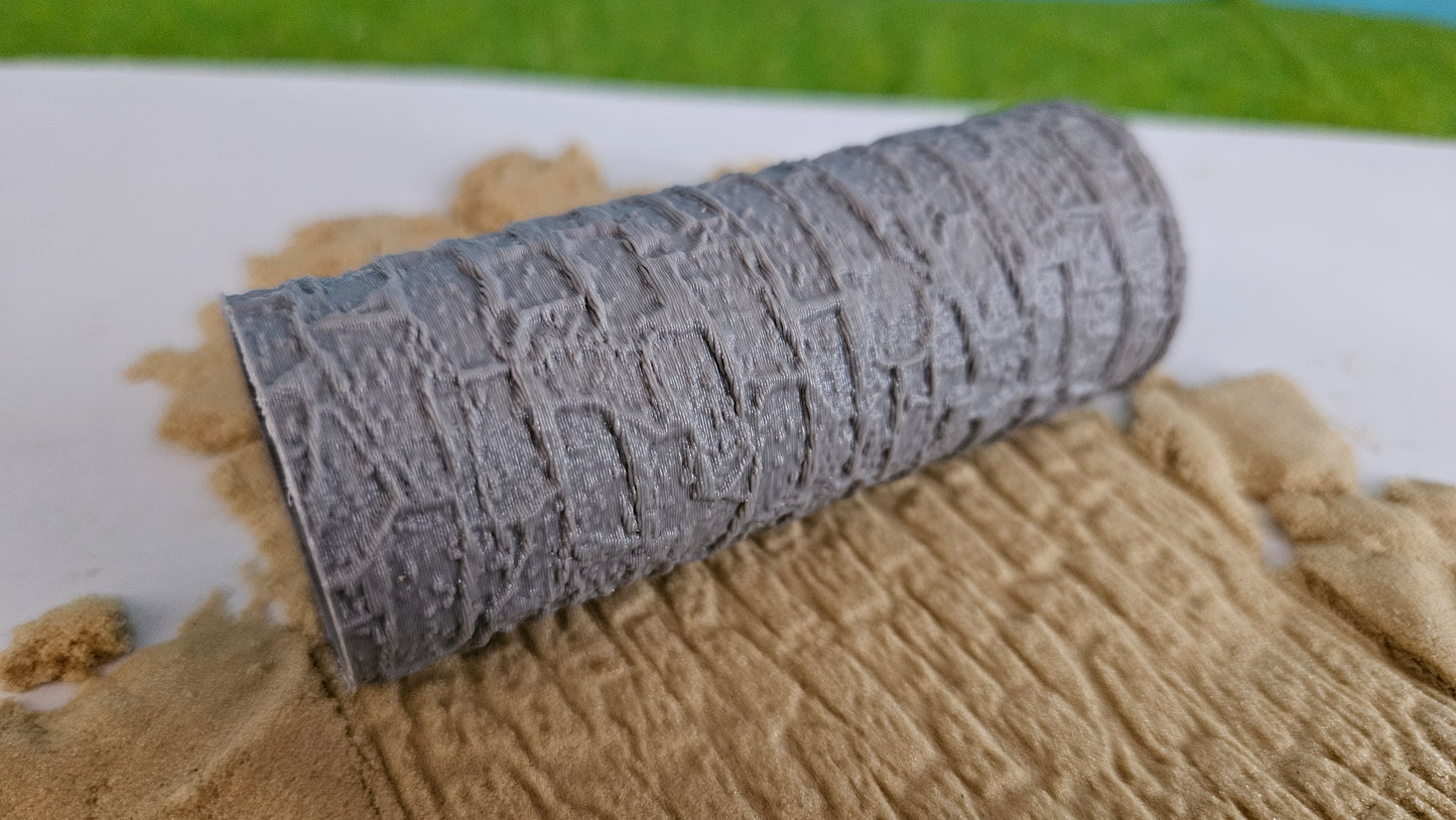 Strukturwalze "Trockensteinmauer" Walze Roller Modellbau