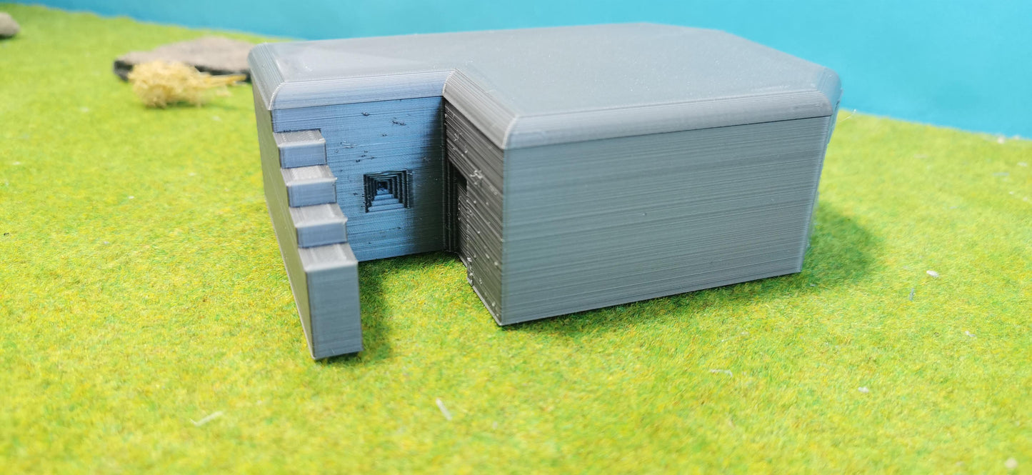 Deutscher Bunker Normandie 2. Weltkrieg Diorama WW2 Modell