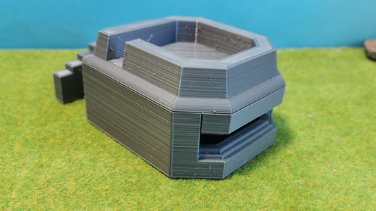 Deutscher Bunker Normandie 2. Weltkrieg Diorama WW2 Modell