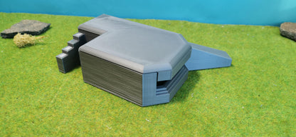 Deutscher Bunker Normandie 2. Weltkrieg Diorama WW2 Modell (D)