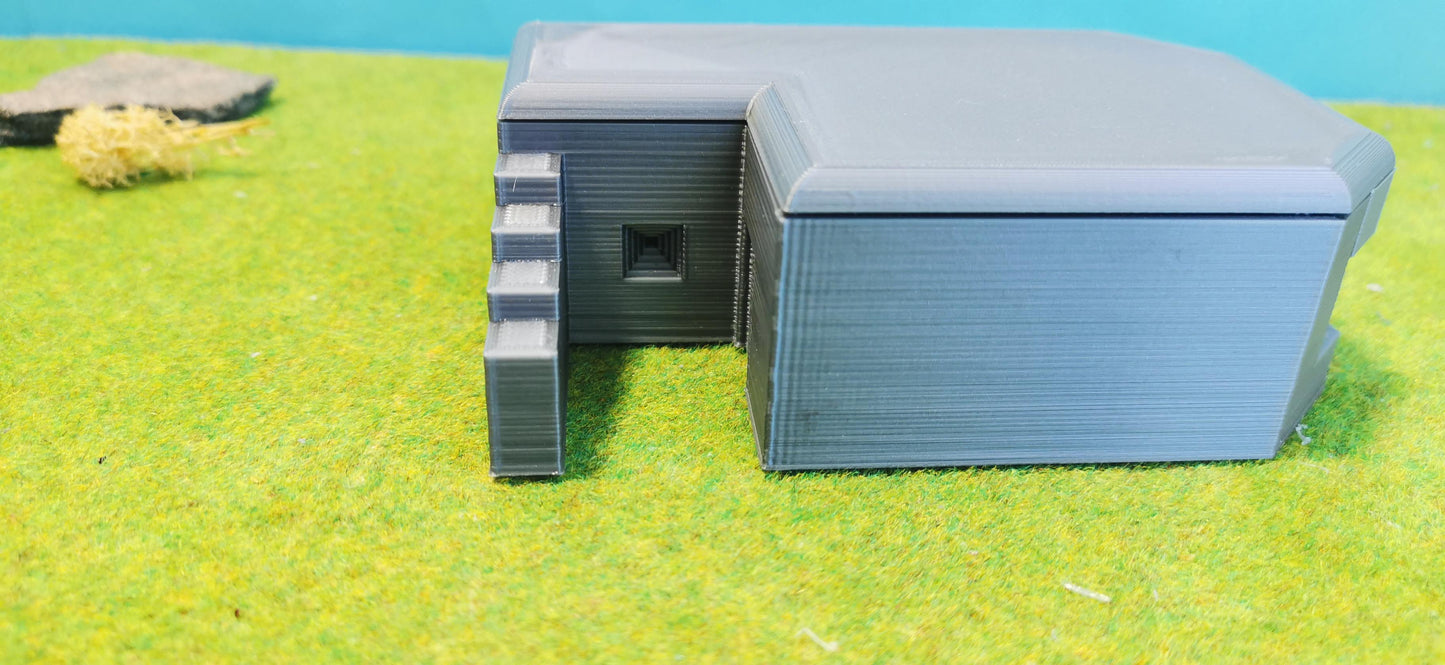 Deutscher Bunker Normandie 2. Weltkrieg Diorama WW2 Modell (D)