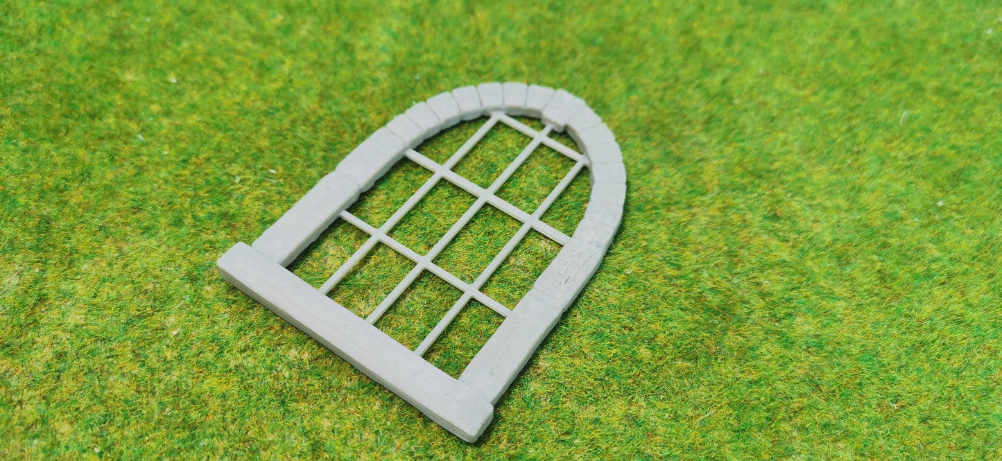 4x Altbau Fenster "Burg" für Kirche, Villa, Schloss, Fabrik