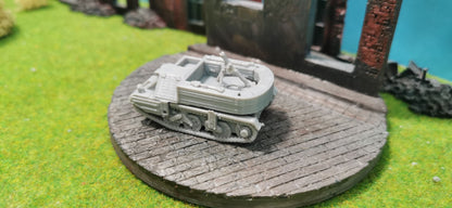 Australischer Universal Carrier mit Mörser