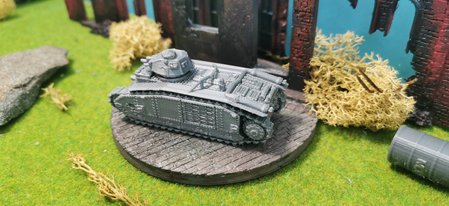 Char de bataille B1 französischer Panzer