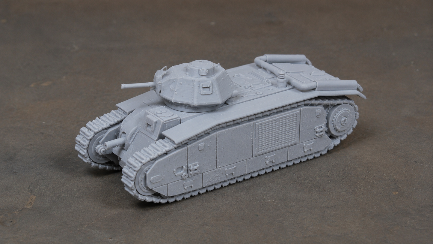 Char de bataille B1 französischer Panzer