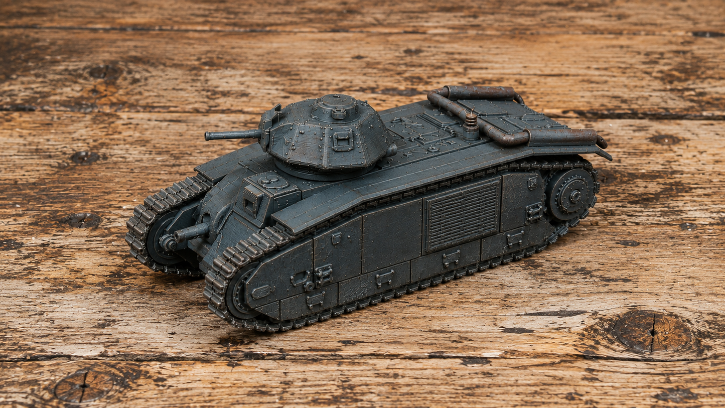 Char de bataille B1 französischer Panzer