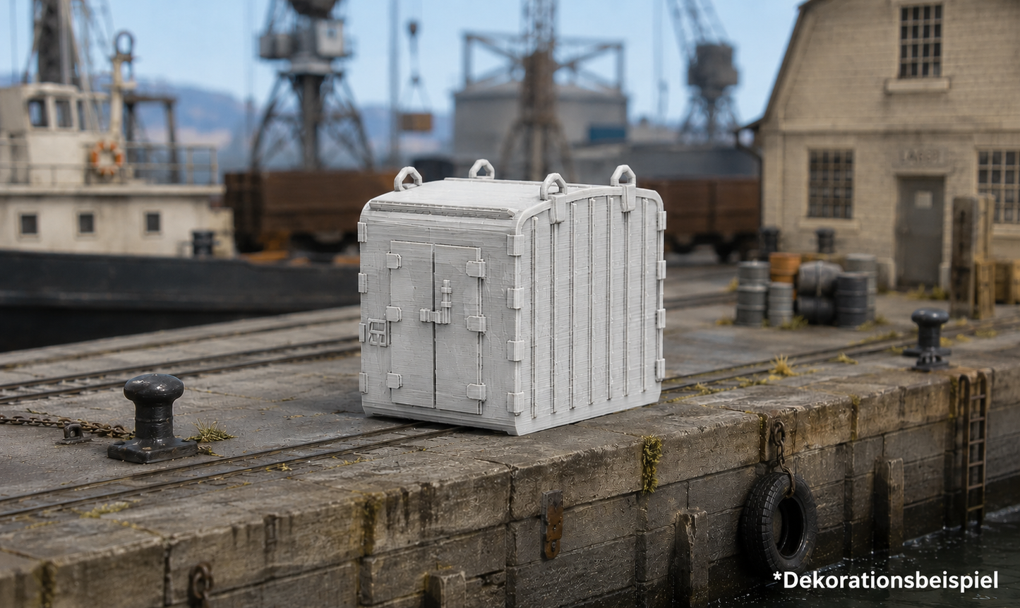 LCL Container (DD1) Eisenbahn Container 1930 offen oder geschlossene Variante
