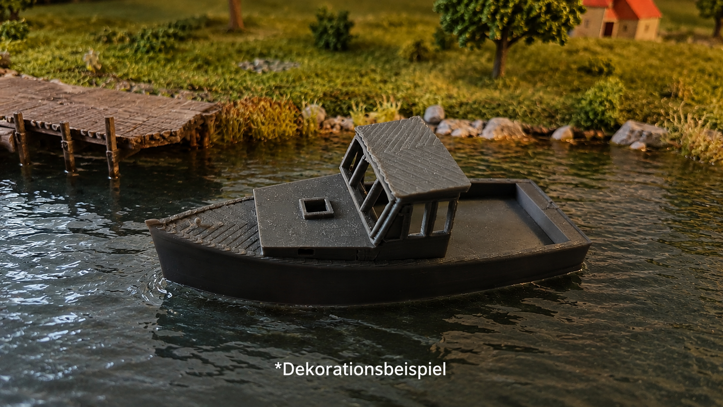 Arbeitsboot Angelboot Boot für Hafen usw.
